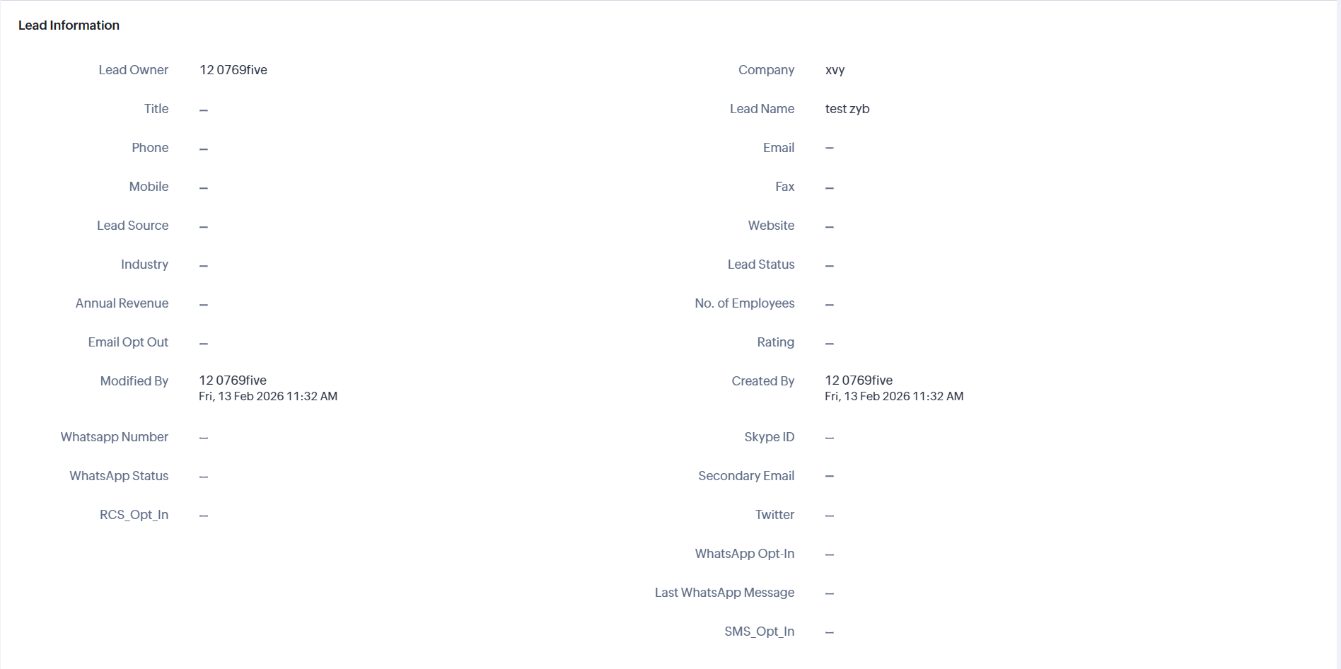 Lead page